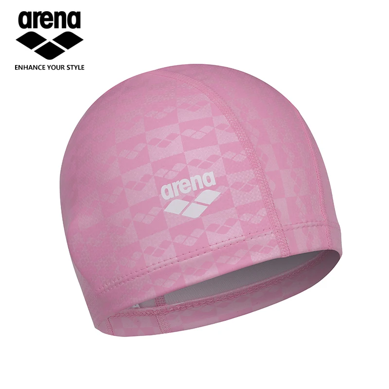 Arena силиконовая шапочка для плавания с принтом s длинных волос водонепроницаемая