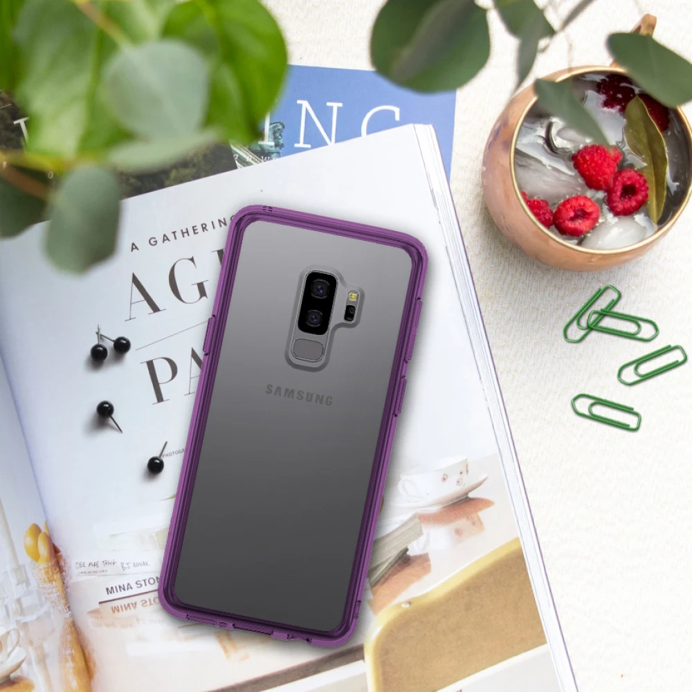Ringke Fusion для Galaxy S9 чехол гибкий термопластичный полиуретан и порошковое покрытие
