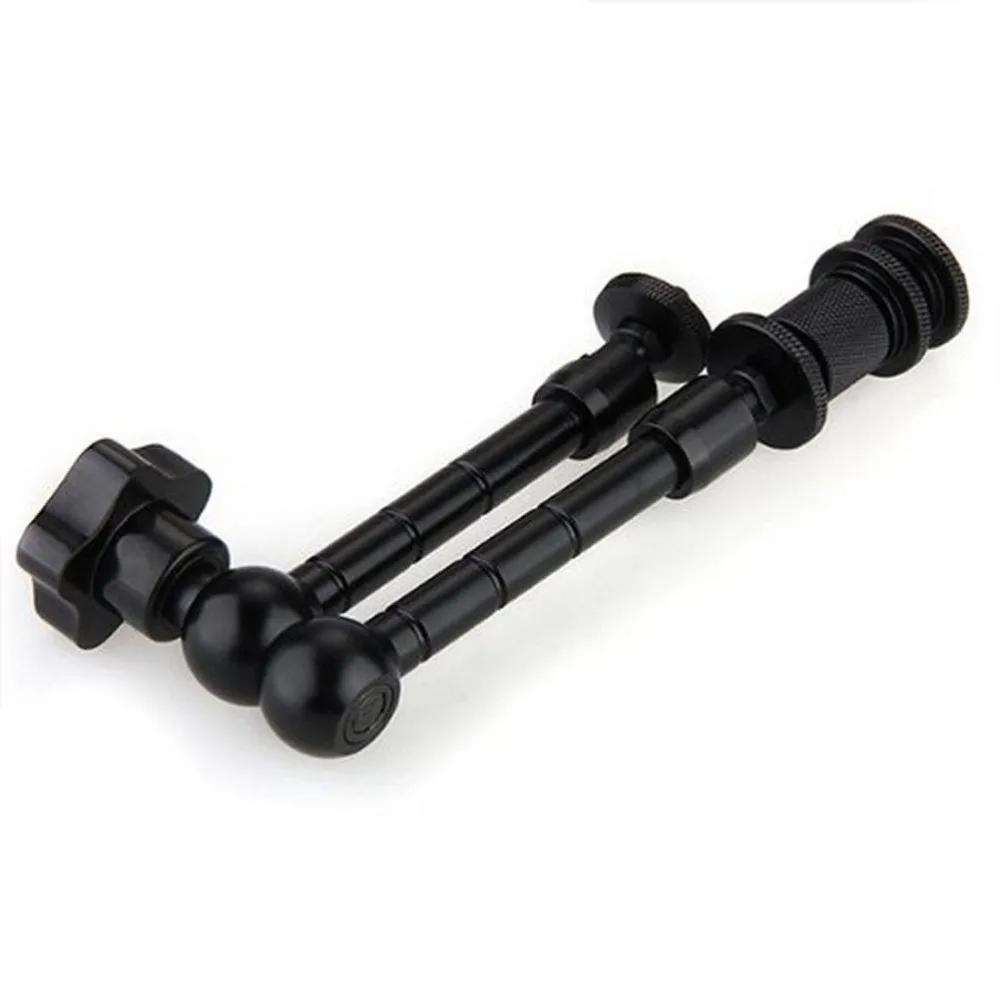 10pcs/lot 11 Inch Friction Power Articulating Magic Arm LCD Bracket 1/4 Hot Shoe Connector for DSLR Monitor Flash Camera CD50 |