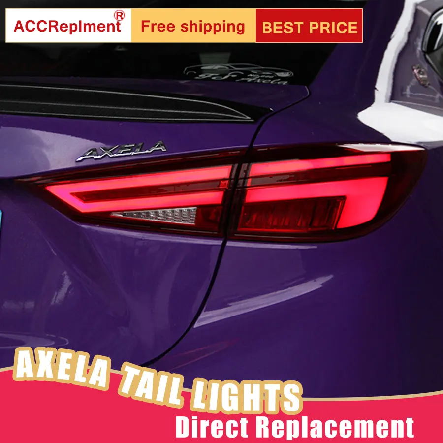 

Car Styling LED Tail Lamp for Mazda 3 Axela Tail Lights 2014-2018 for Axela Rear Light DRL+Turn Signal+Brake+Reverse LED lights