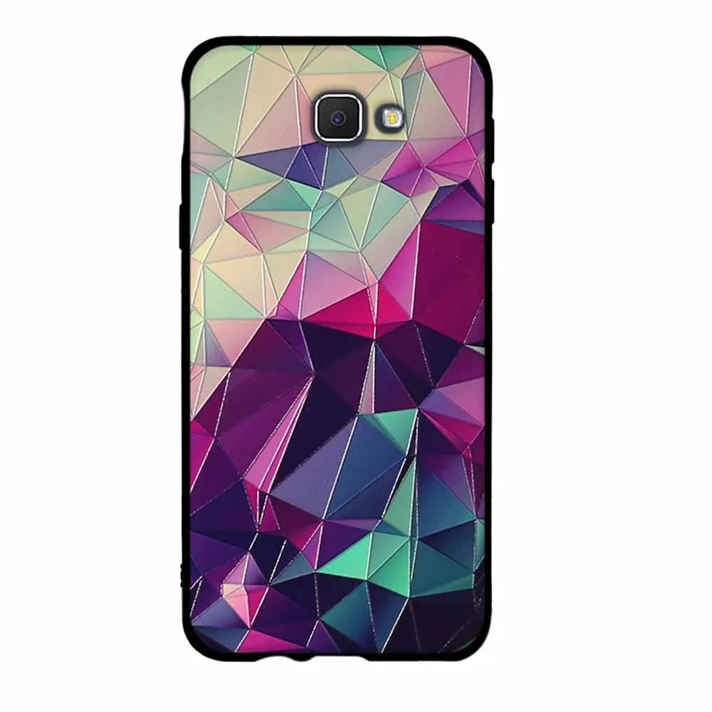 Тонкий чехол для Samsung Galaxy J5 Prime G570 силиконовый с принтом On5 2016 задняя крышка