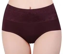 4 wine red 4 шт., Ropa Interior Femenina, Женские Модальные трусы, Трусики с высокой талией, нижнее белье большого размера, дамское нижнее белье - Цвет: 4 wine red