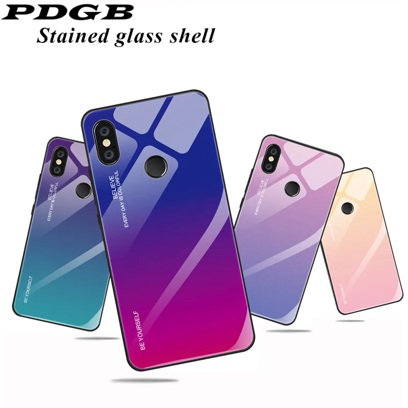 PDBG TPU Case for Xiaomi Mi 6 8 Lite A2 A1 5X 6X Mix 2s 3 Redmi 5 Plus 6A Note Pro Pocophone F1 Mirror Tempered Glass Cover | Мобильные