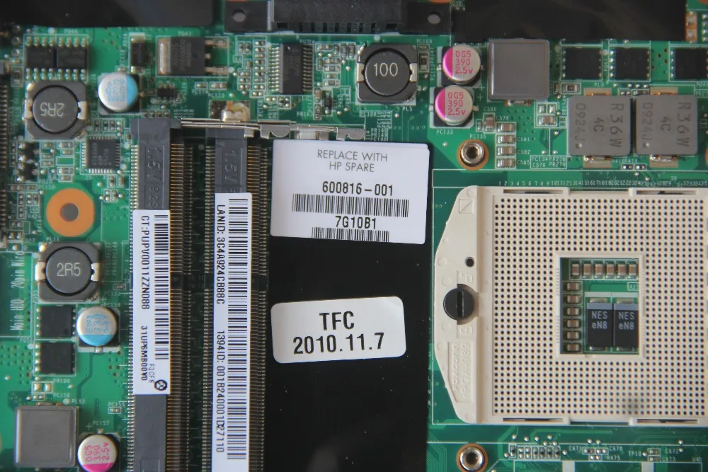 Материнская плата для ноутбука HP DV6 600816 001 DA0UP6MB6F0 со стандартным графическим