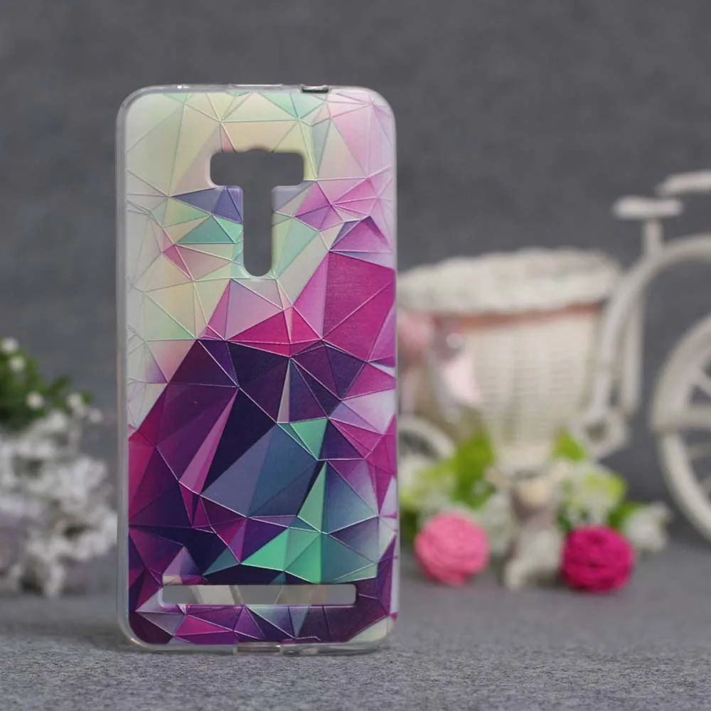 Чехол с рисунком для Asus Zenfone Selfie ZD551KL чехлы телефонов Мягкая силиконовая задняя