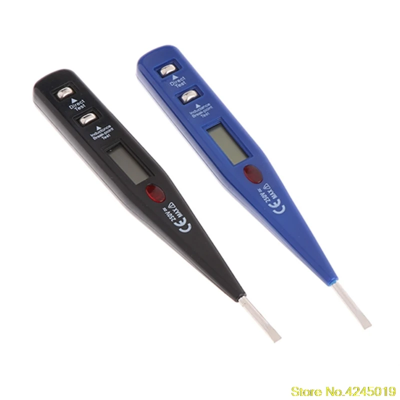Высококачественный AC DC 120 V Цифровой измеритель напряжения Электрический тестер Ручка детектор индукции сенсор
