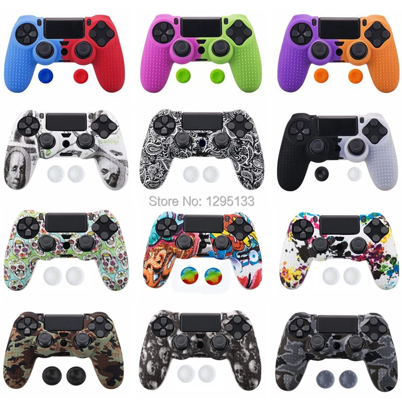 Нескользящий Силиконовый Резиновый чехол для контроллера Sony Playstation 4 защитный PS4