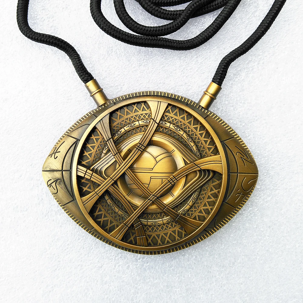 1:1 высокое качество Doctor Strange ожерелье агамотто амулет Античная бронзовая