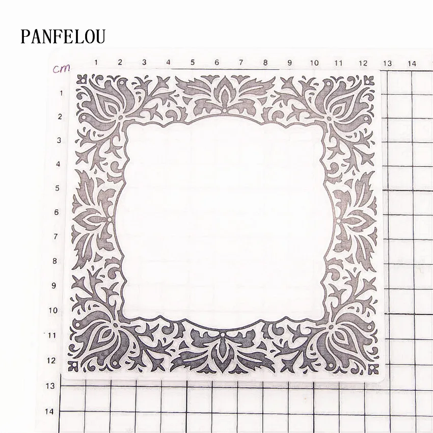 Пасхальный блок PANFELOU с рисунком Искусственный Пластик для скрапбукинга DIY шаблон