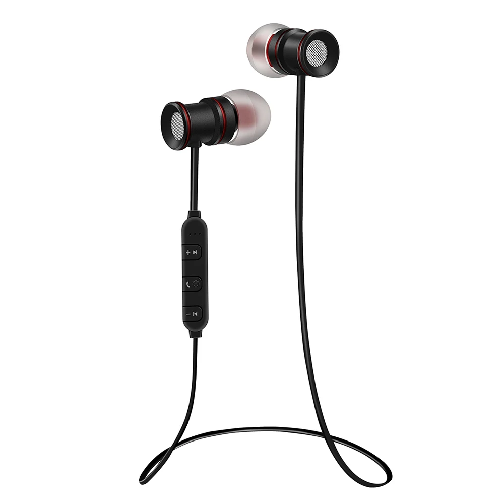 Bluetooth 4 1 Беспроводные спортивные наушники тренировки бега в ухо стереонаушники с