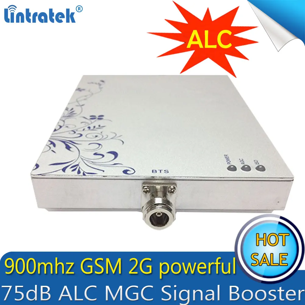 Lintratek GSM 900 МГц 2G ALC Репитер сигнала 75 дБ Мобильный усилитель Усилитель сотового