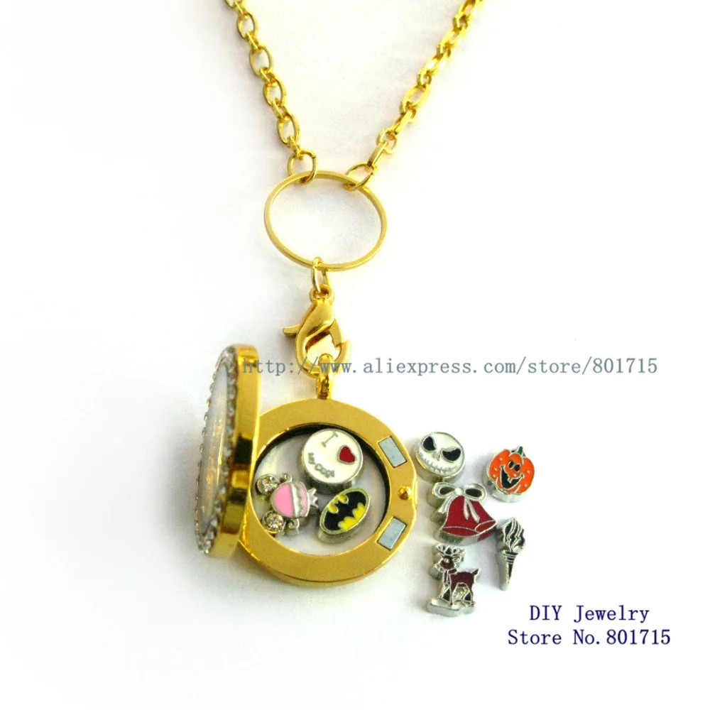 Стеклянный круглый кулон из нержавеющей стали 25 мм около 60 см|steel necklace chain|steelnecklace