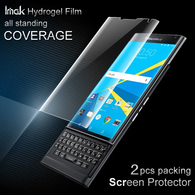 Для BlackBerry Priv защитная пленка iMAK гидрогель покрытие мягкая для Венеция защита