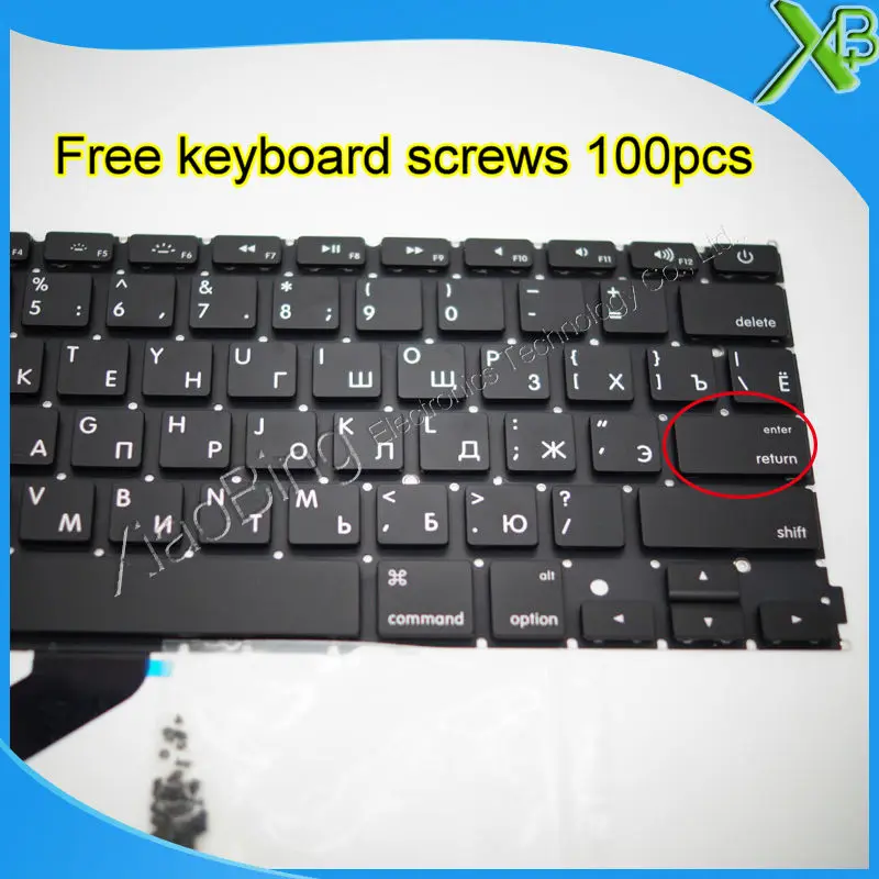 Совершенно новая клавиатура с русской раскладкой для MacBook Pro Retina 13 3 дюйма A1425 +