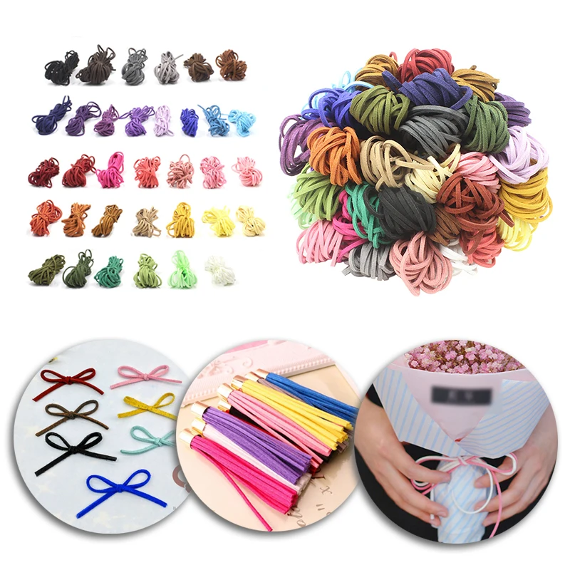 

Сделай Сам 3 мм Шнур Ожерелье нить замша ювелирные изделия кожаная нить