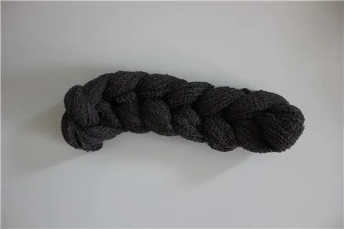 gray 40*150 см трикотажная стрейч-обертка для новорожденных, реквизит для фотосессии, шаль для новорожденных, стрейчевая вязаная обертка, одеяла различных цветов - Цвет: gray