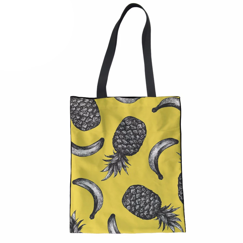 Женские сумки Channels с принтом банана сумка для девочек-подростков книг женская