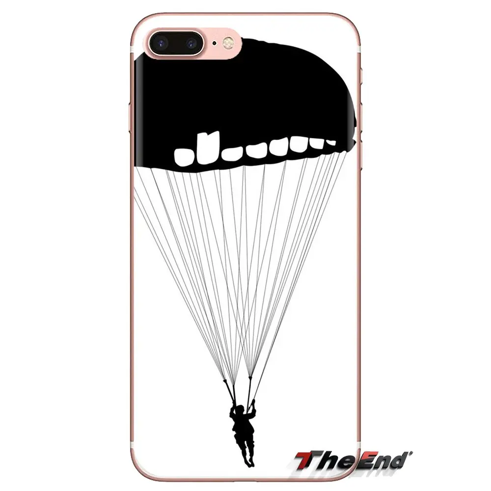 Для iPod Touch Apple iPhone 4 4S 5 5S SE 5C 6 6S 7 8 X XR XS Plus MAX прозрачные мягкие чехлы для парашютов |
