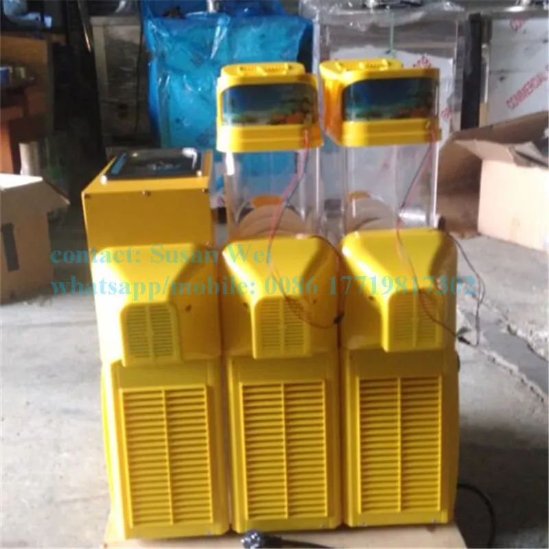 220 В Коммерческая машина с двумя резервуарами для снега и мороженого кафетерия