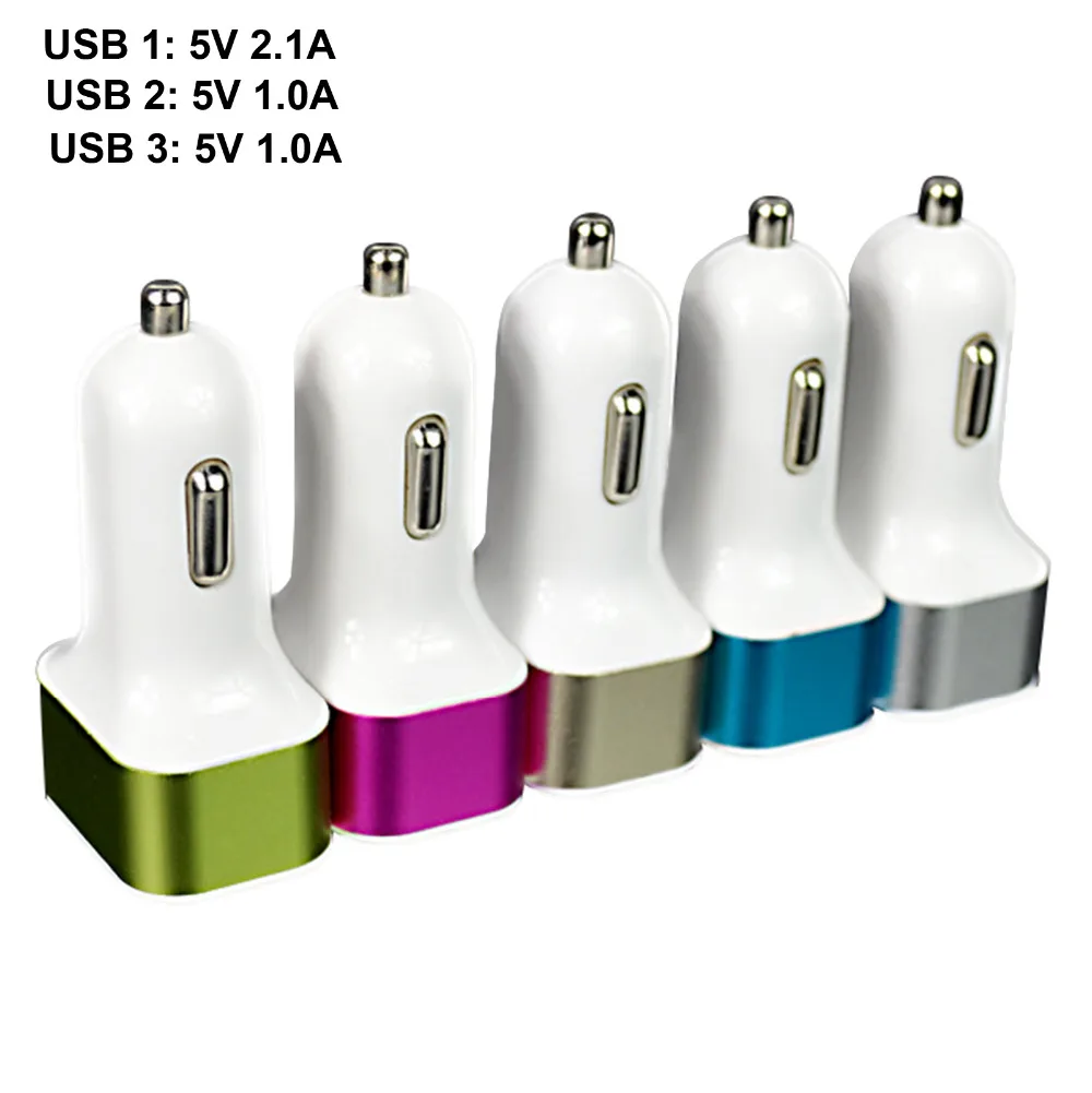 Оптовая продажа 5 В 4.1A тройной Универсальный 3 USB Автомобильное Зарядное