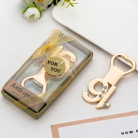 5pcslot gold silver number bottle opener party favor gift giveaways souvenir gift for guests birthday party supplies