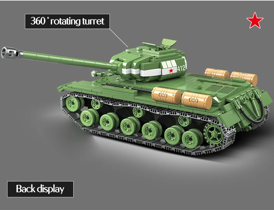 1068 шт., военный IS-2M, тяжелый танк, солдат, оружие, строительные блоки, совместимый Танк WW2, кирпичи, армейские 100062, игрушки для мальчиков