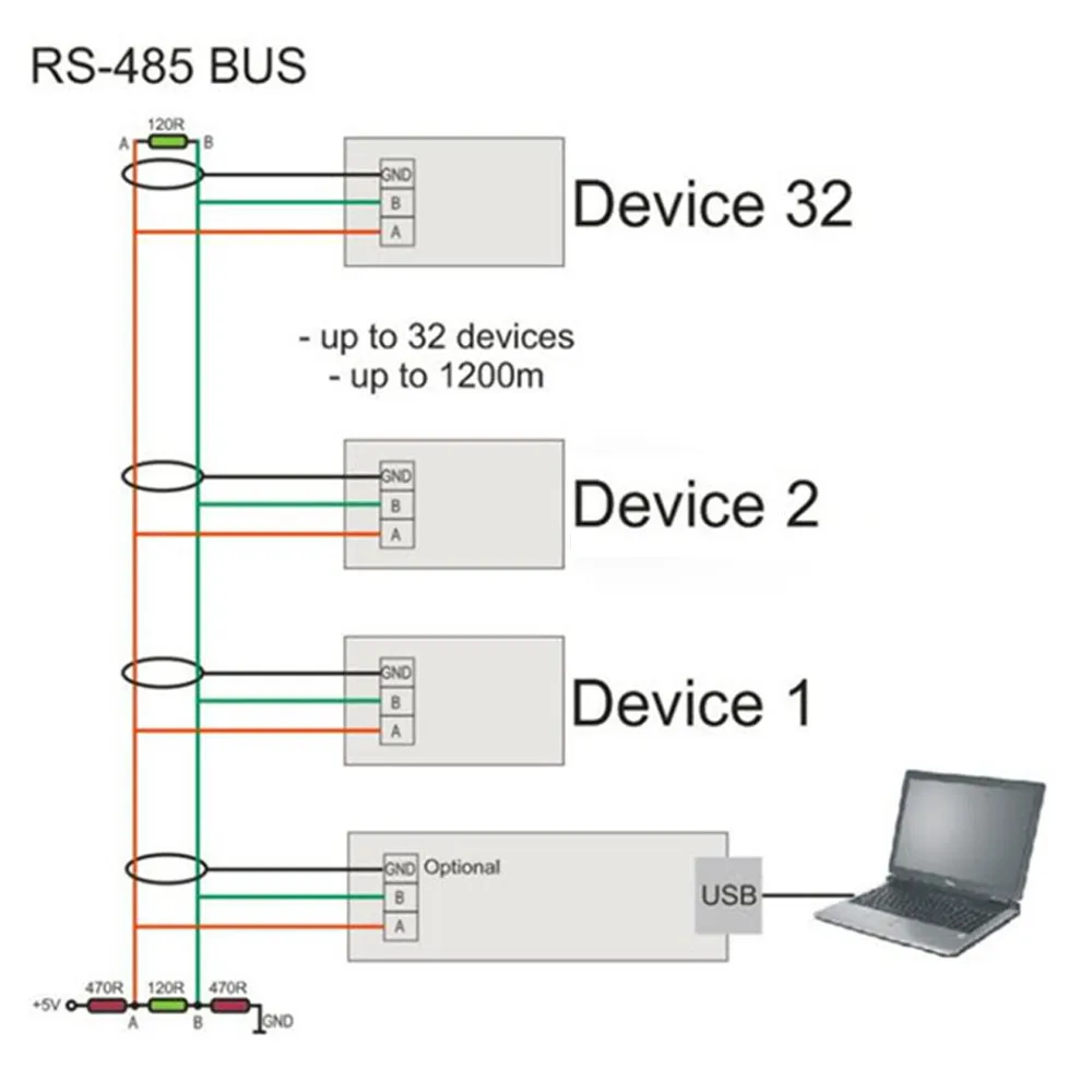 2 шт./лот USB к RS485 FT232RL FTDI ttl Серийный адаптер конвертер интерфейс 75176 модуль Ne # J179 1|usb