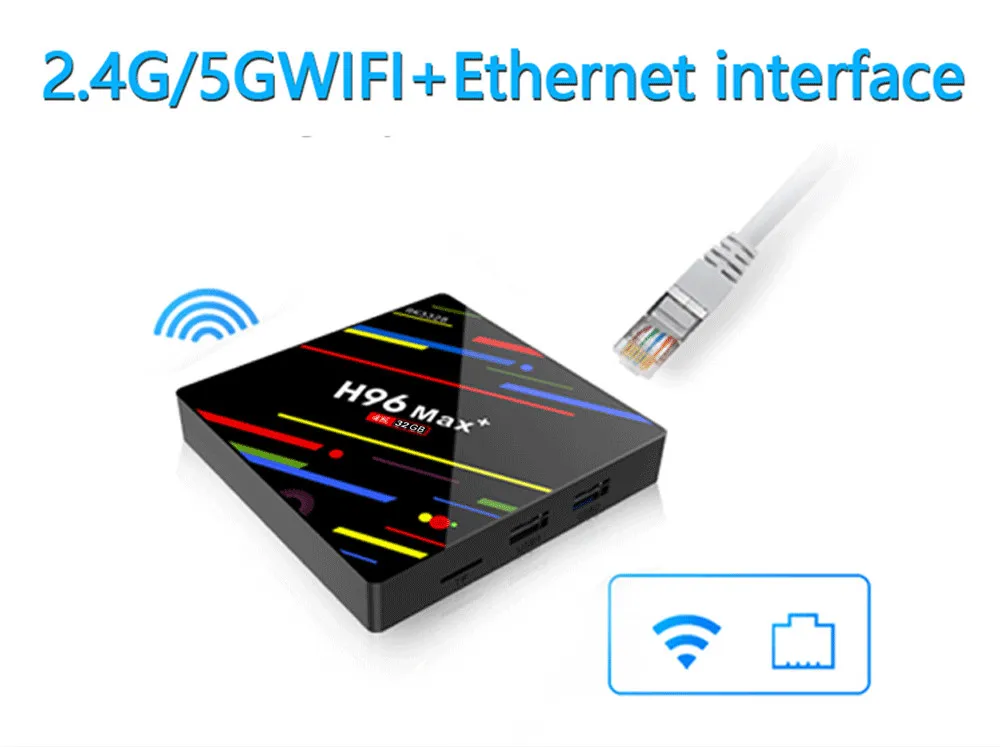 H96 MAX Plus ТВ приставка Android 9,0 4 Гб ОЗУ 32 Гб 64 Гб ПЗУ RK3328 телеприставка 5G Wifi 4K смарт медиаплеер pro PK X96 RK3318 HK1