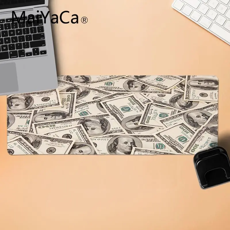 LockEdge 30X90cm Maiyaca коврик для мыши крутой доллар деньги коврик для мыши геймер игровые коврики прочный резиновый коврик для мыши - Цвет: LockEdge 30X90cm