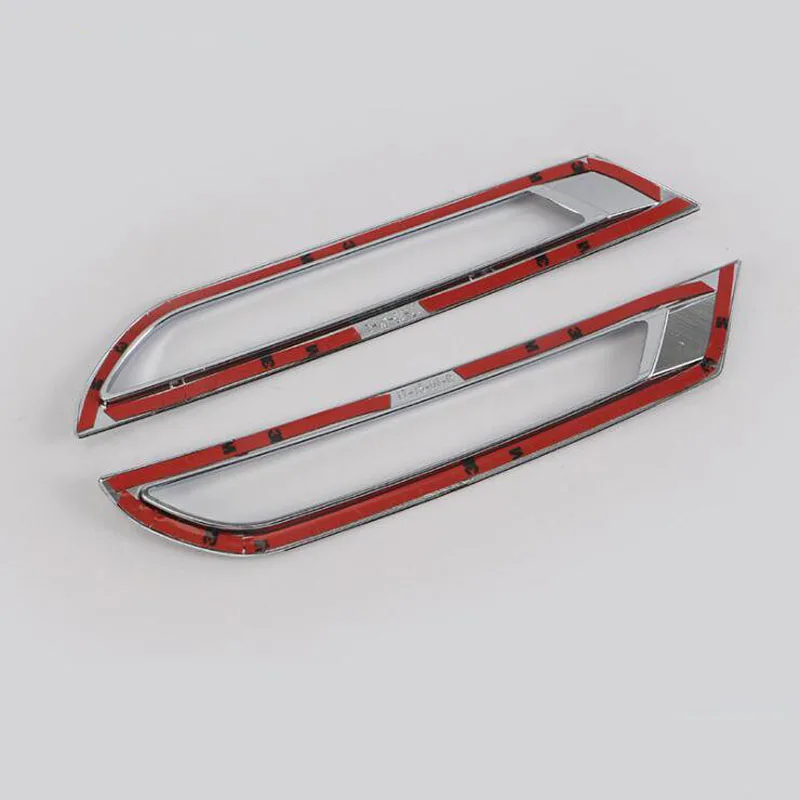 

Free Shipping For BMW 5 Series 2018 2PCS High Quality ABS Chrome Car Rear Headlight Fog Lamp Cover Trim Car Styling Accessories