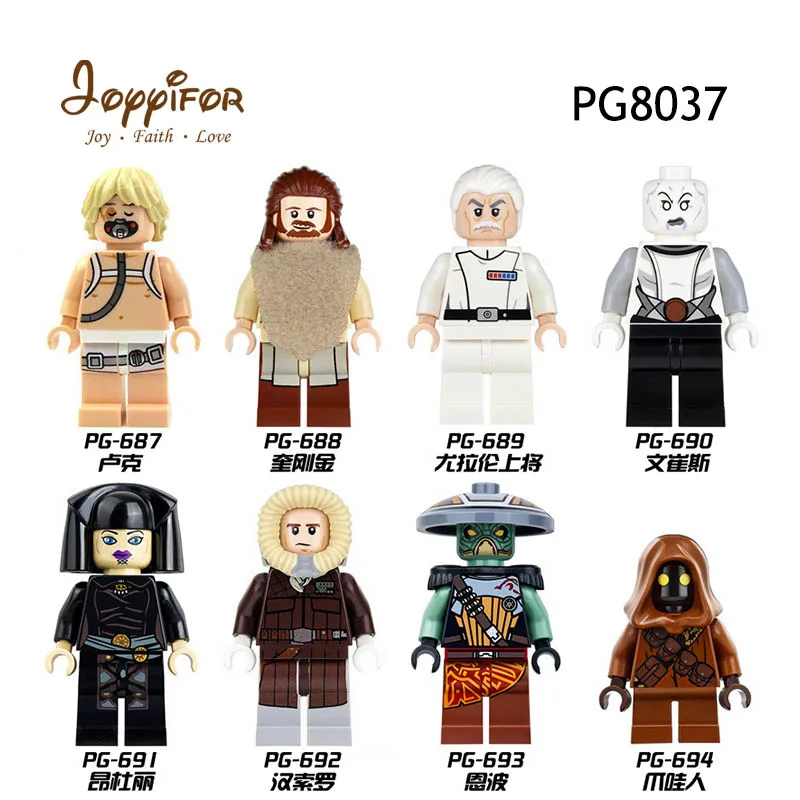 Joyifor Горячая одинарная фигурка джинна Ahsoka Luke совместимые строительные блоки мини