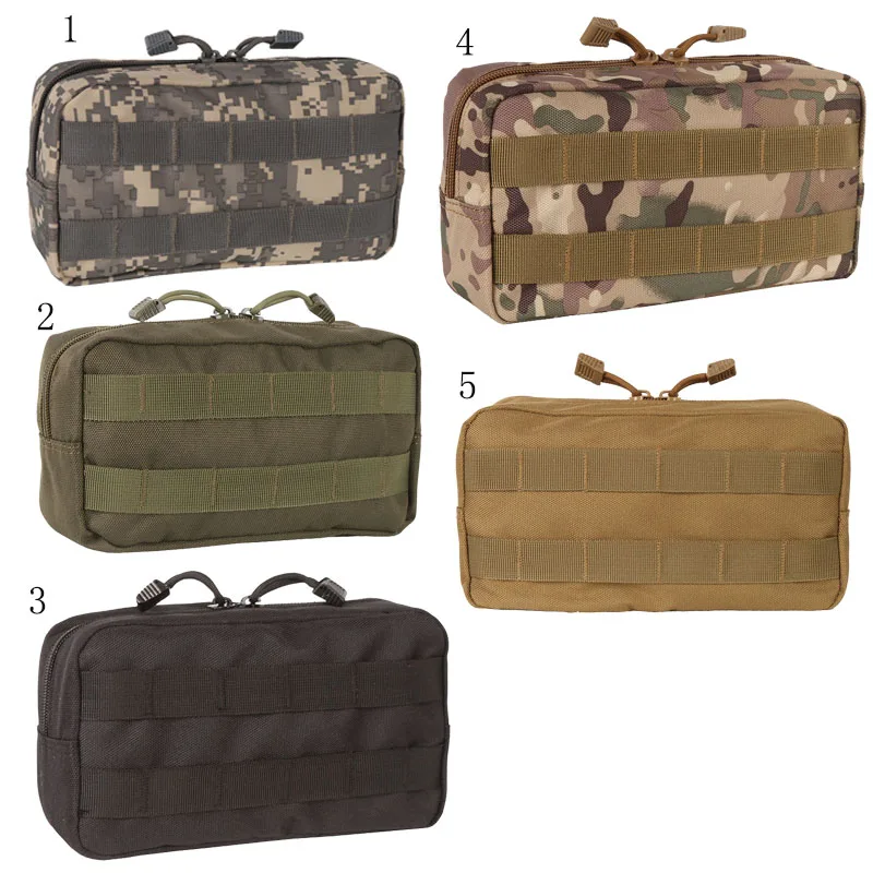 Открытый путешествия выживания шестерни EDC Molle Чехол Военный Инструмент падения сумка Тактический, для жилета, для страйкбола мелочи камеры журнал сумка