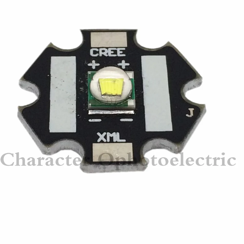 10 шт./лот Cree XLamp XML U2 Вт светодиодный излучатель холодный белый 6000k-6500K с 20 мм
