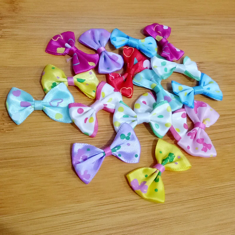 3 шт. украшения в виде банта аппликации цветов аксессуары для кукол наклейки на