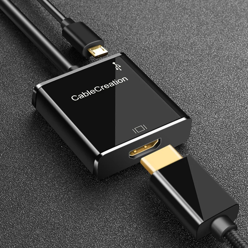 Адаптер HDMI-VGA с аудиоразъемом 3 5 мм Переходник HDMI мама-VGA папа для ТВ-приставки