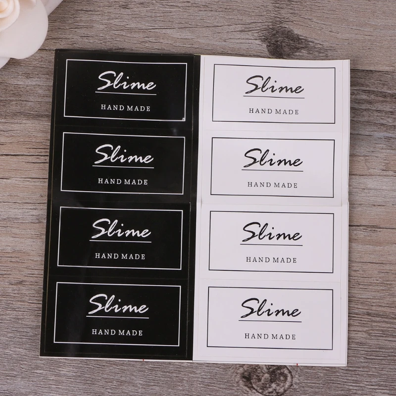 

New Slime Containers Sticker Storage Box Sticker Slime Supplies DIY Accessories