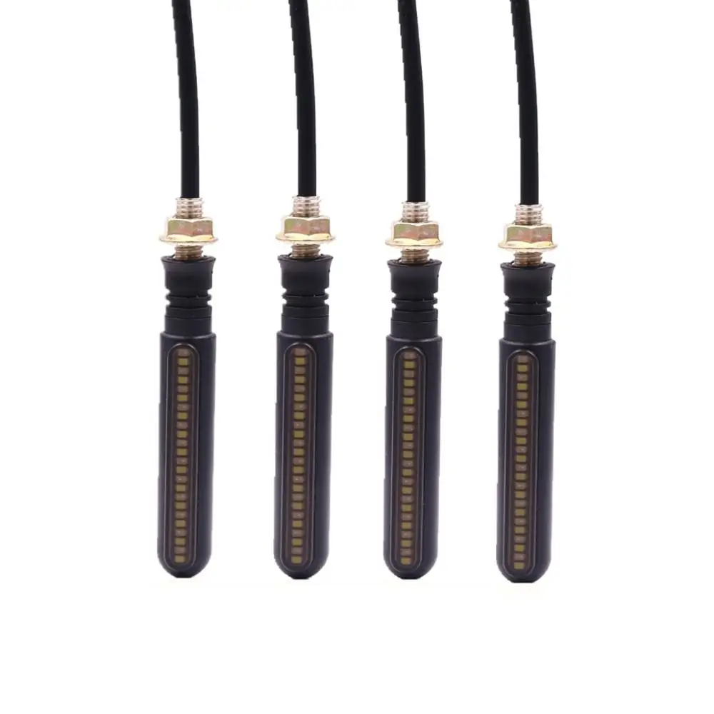 4x12 V 24 LED последовательный индикатор сигнала поворота мигалка DRL лампа задний стоп
