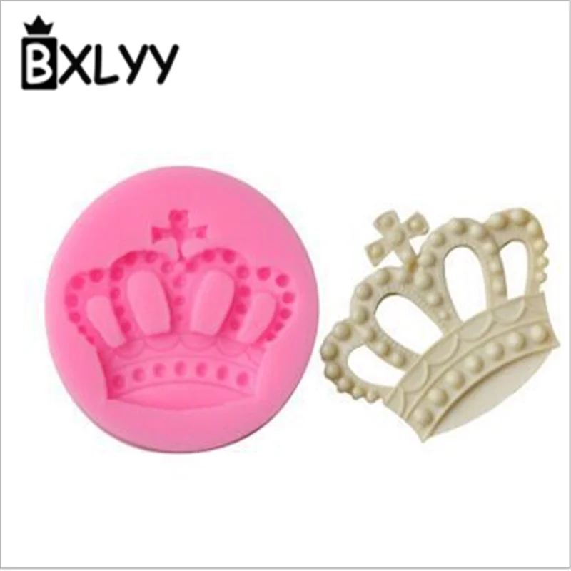 BXLYY Горячая 3D Принцесса Корона фотоинструмент для украшения торта Мыло глина
