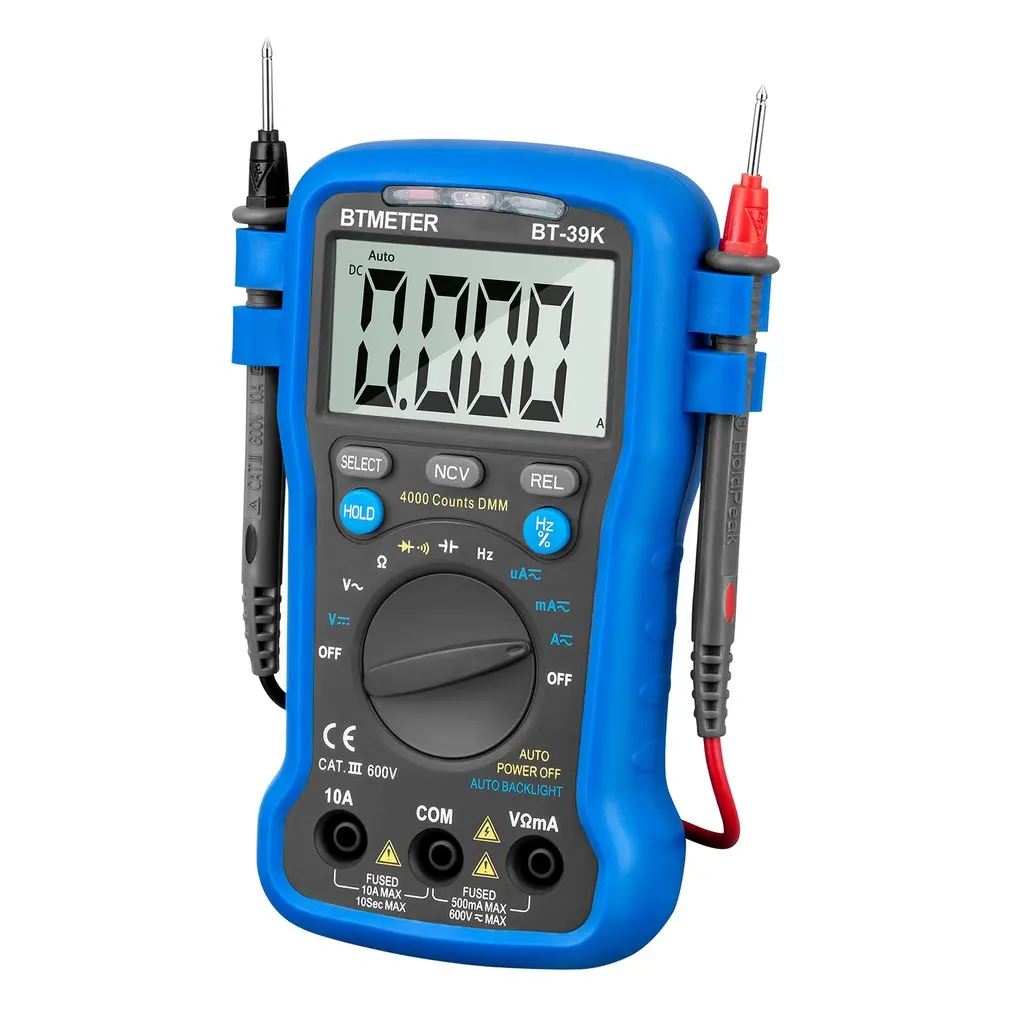 Цифровой мультиметр Btmeter BT-39C/BT-39V/BT-39K/BT-39L Авто Диапазон Тестер Ac/Ac 6000 отсчетов