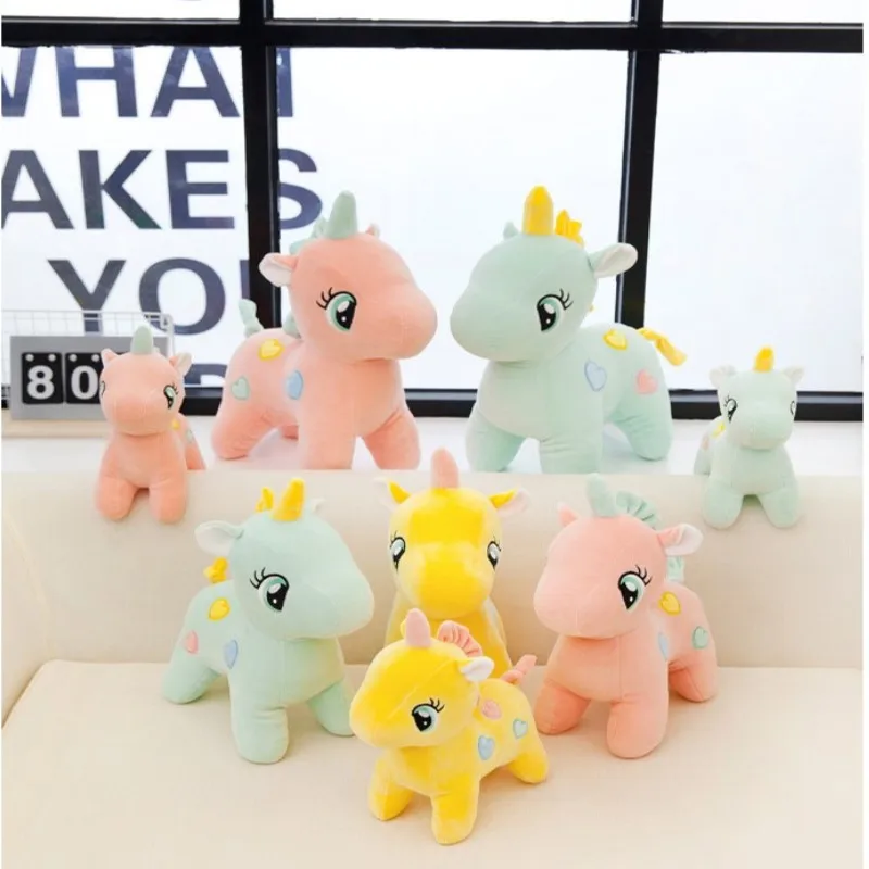 50 см милый Единорог Плюшевая Кукла Kawaii мультфильм животное Лошадь мягкая