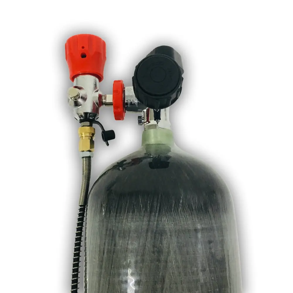 AC368101 Pcp High Pressure Cylinder Diving Bottle 4500psi 6.8LCE  Compressed Carbon Fiber Cylinder Paintball Tank Acecare 2019
