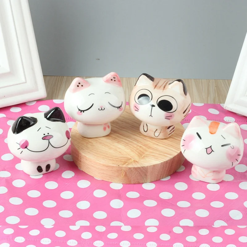 Японский милый керамический пухленький Кот орнамент стол мультфильм Животные
