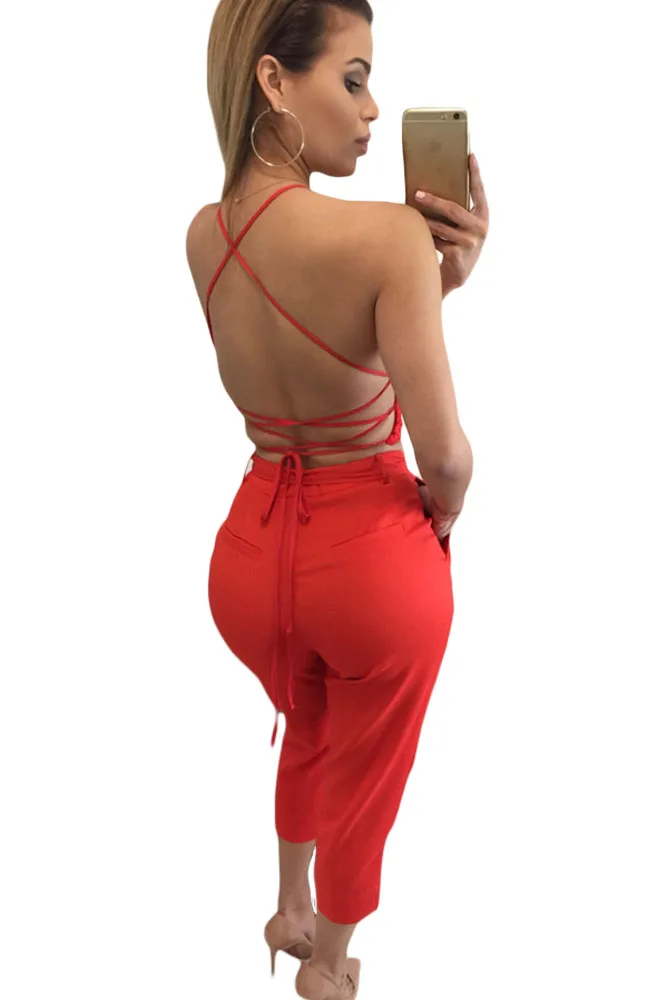 Dokotoo Красный Длинные строки Холтер Sexy Кружева Бюстье Топ LC25768 2017 sexy summer crop топы для