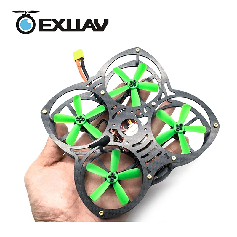 Exuav 90 мини-бабочка FPV-системы Racing Drone пакетов мм Колесная база 1.5 рычаг углеродного