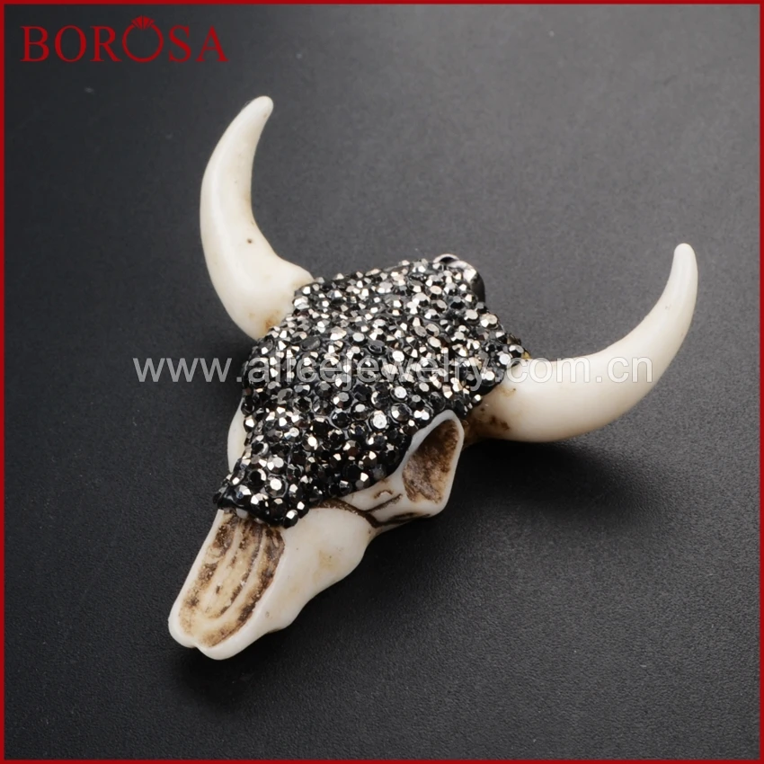 Рожковые Подвески BOROSA Longhorn из смолы подвески для крупного рогатого быка с
