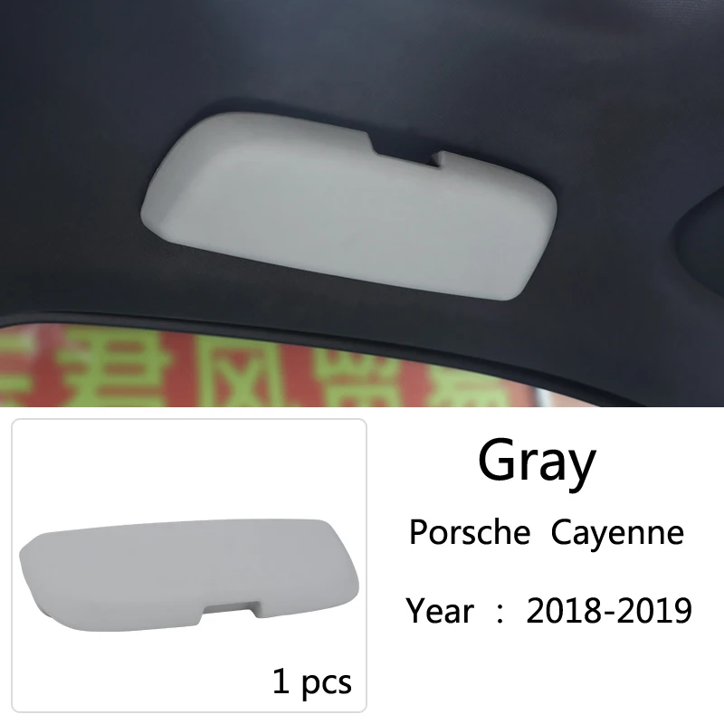 Cayenne 2018-2019 Автомобильный Стайлинг, автомобильный футляр для очков, держатель для хранения солнцезащитных очков, чехол для Porsche macan Cayenne Panamera 2011-, автомобильные аксессуары - Название цвета: Cayenne 2018-2019