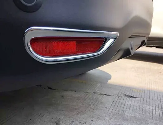 Подходит для Nissan Qashqai J11 2014 2015 2016 хромированный задний отражатель противотуманный