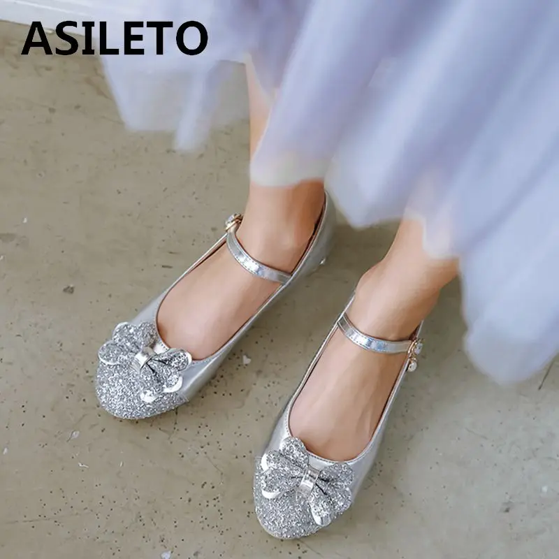 ASILETO большой размер 43 балерина плоская обувь для девочек|slip on|ballet flatswomens ballet flats |