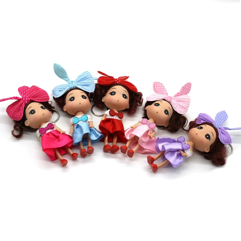 SUN &amp CLOUD 5 Pcs/Set Fashion Mini 12cm Kawaii Doll for ddung Girl With Beautiful Dress Wedding | Игрушки и хобби