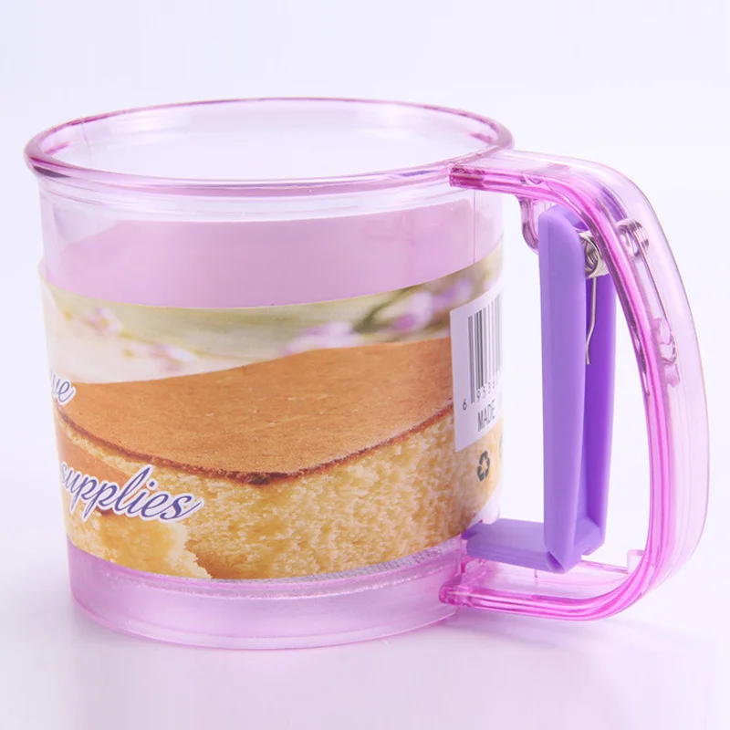 Новые инструменты для кондитерских изделий сито муки 250 мл пластиковый шейкер